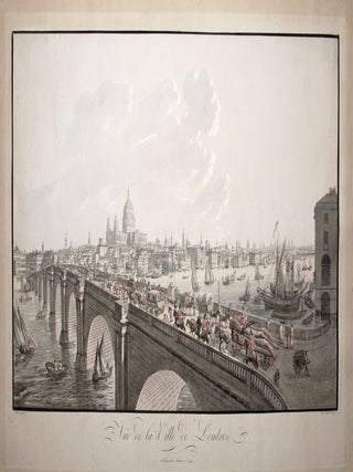Item #10074 Vue de la Ville de londres a Vienne chez Artaria et Comp. F. / SCHUTZ RUNK, J. /...