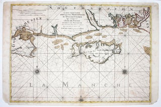 Item #101116 Carte Particuliere des costes meridionales d’Angleterre qui comprend l’Isle de...