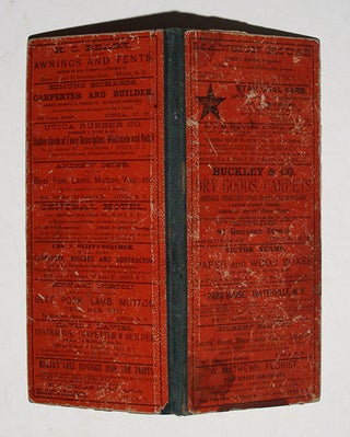 1885.-Railroad Map And Business Guide in Book Form.-1886.Embracing the Principal Manufacturers, Trades and Representative Business House of Utica, Rome Camden..and Schenectady