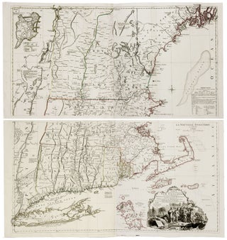 Item #10364 [New England/ Boston/ Revolutionary War] A Map of the most Inhabited part of New...
