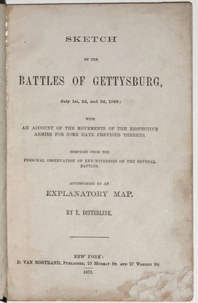 Field Of Gettysburg …Prepared By T. Ditterline.
