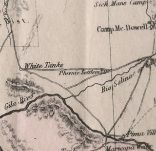 Bancroft's Map of California, Nevada, Utah and Arizona.