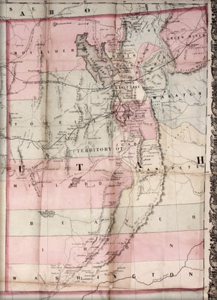 Bancroft's Map of California, Nevada, Utah and Arizona.