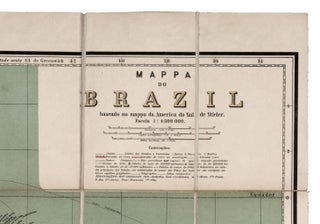 Mappa Do Brazil baseado no mappa da America do Sul de Stieler…