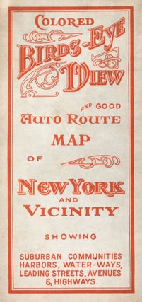 View of New York and Vicinity Showing Good Automobile Roads.