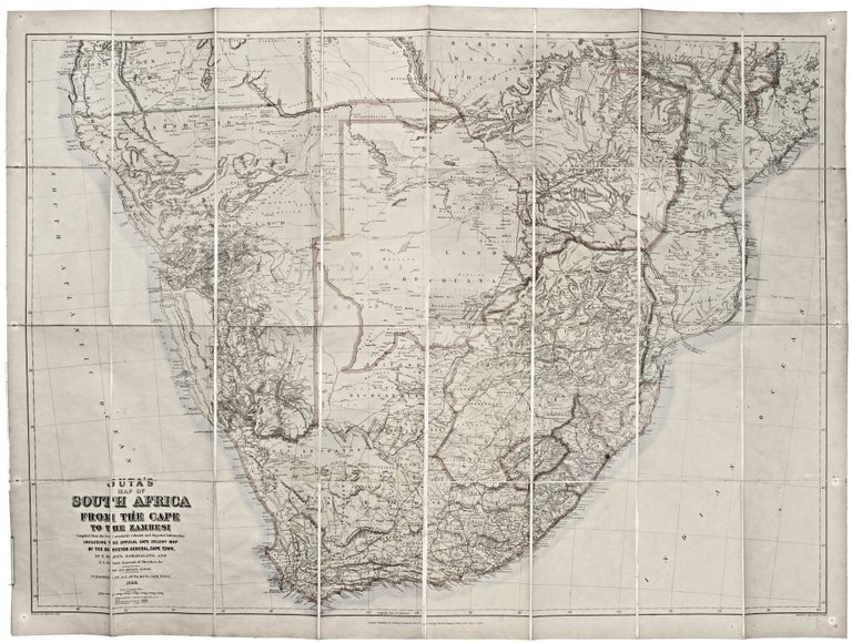 Item #11008 Juta’s Map of South Africa From The Cape To The Zambezi. E./ JUTA STANFORD, J. C.