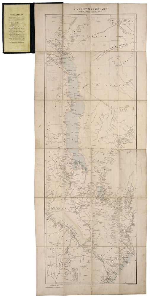 Item #11009 Map of Nyassaland, Compiled for George Cawston, Esq. E./ CAWSTON STANFORD, esq, G.