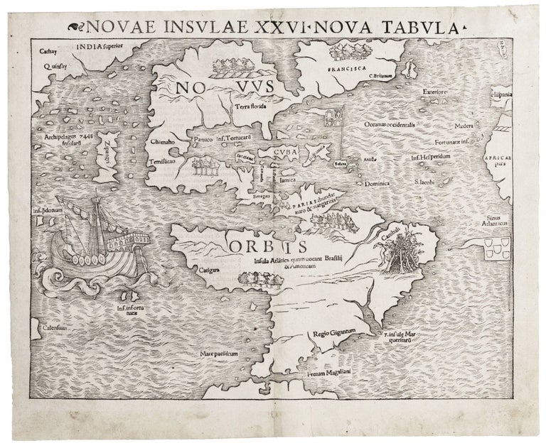 Item #11012 Novae Insulae XXVI Nova Tabula …. S. MUNSTER.