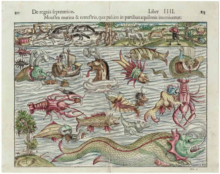 Item #11160 Monstra marina & terrestria, quae passim in partibus aquilonis inveniuntur. S. MUNSTER.