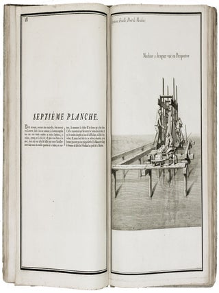 Description d'un nouveau pont de pierre, construit sur la riviere d'Allier a Moulins