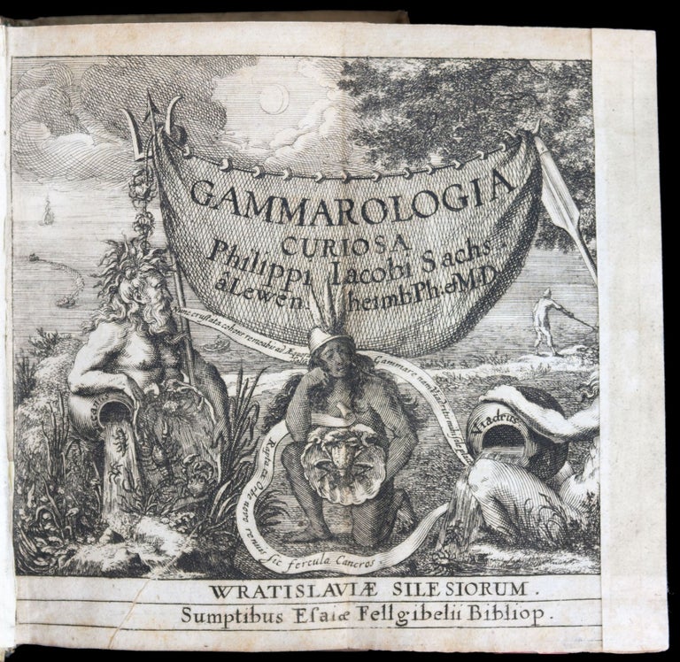 Item #1313 Gammarologia [in Greek], sive, Gammarorum, vulgo Cancrorum…. Philipp Jacob SACHS.