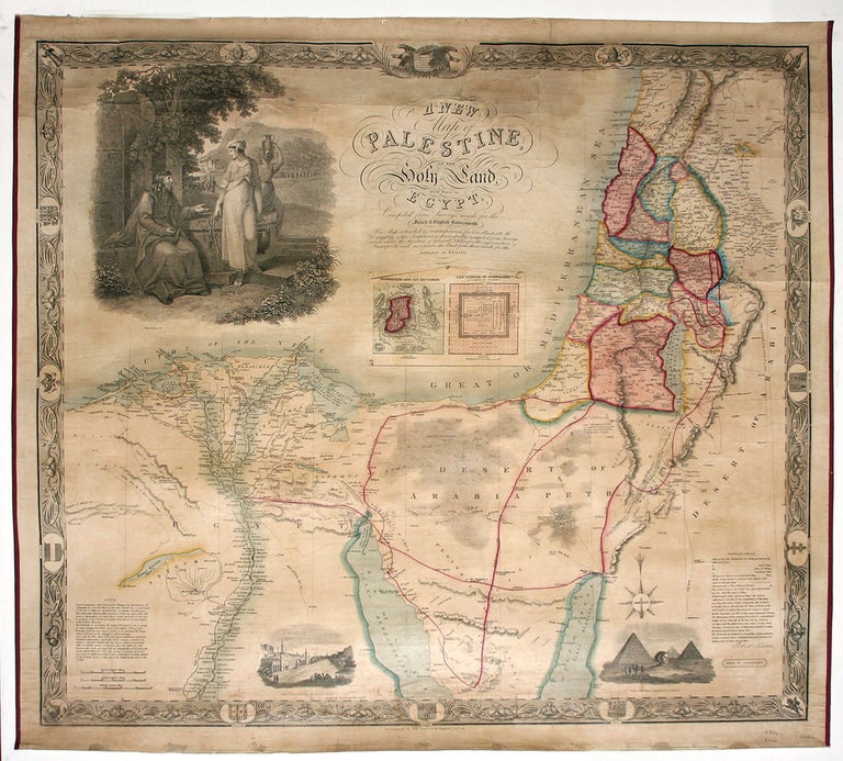 Item #167 A New Map of Palestine, Or The Holy Land With Part Of Egypt…. R. SEATON.