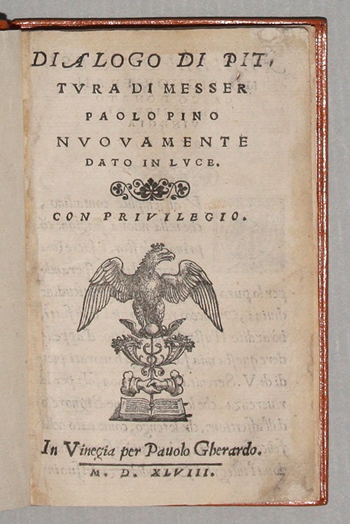 Item #1786 Dialogo. Paolo PINO.