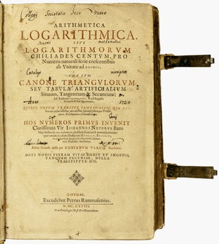 Item #1860 Arithmetica Logarithmica sive Logarithmorum Chiliades Centrum, pro numeris naturali...