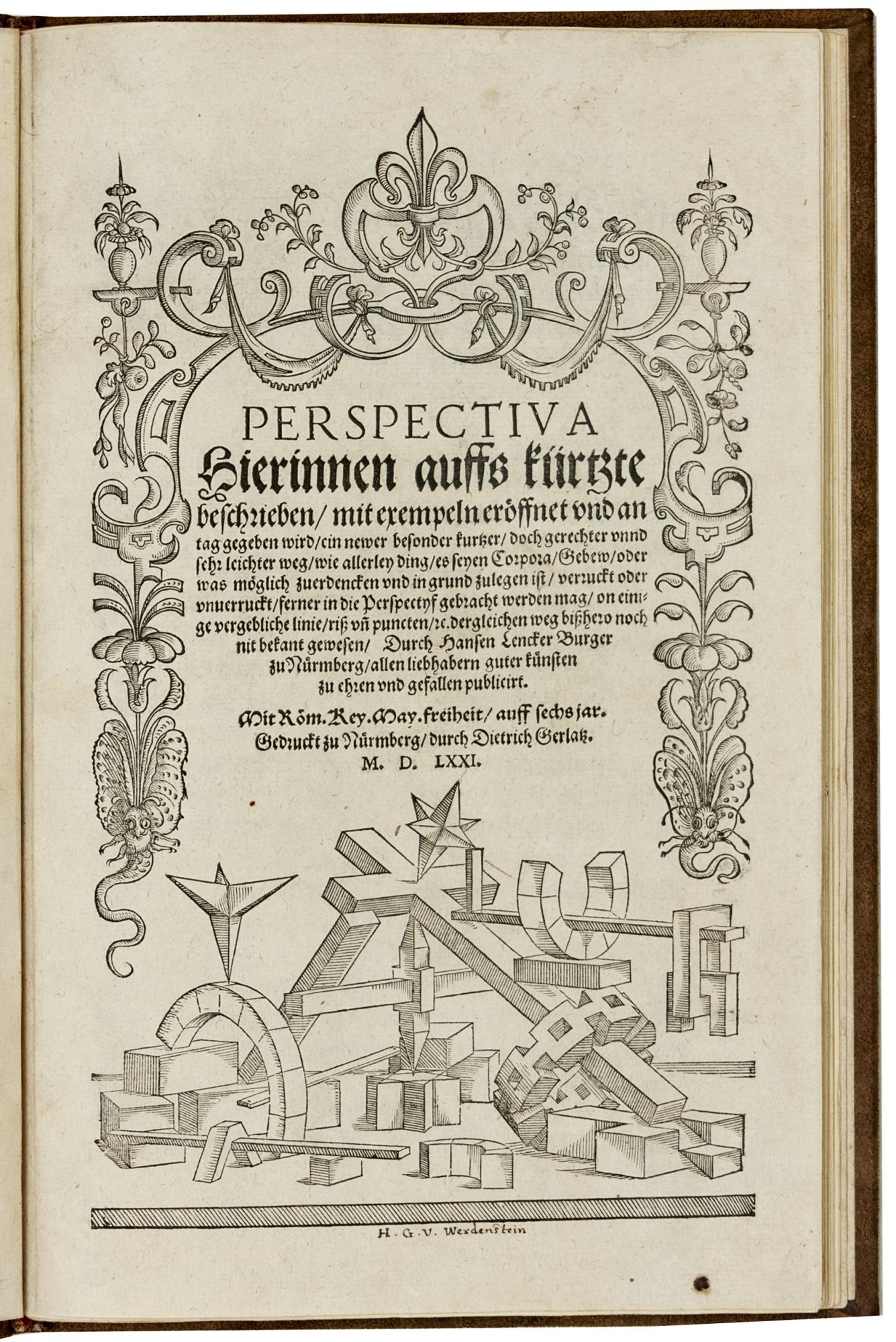 Perspectiva hierinnen auffs kürtzte beschrieben mit exempeln er'et