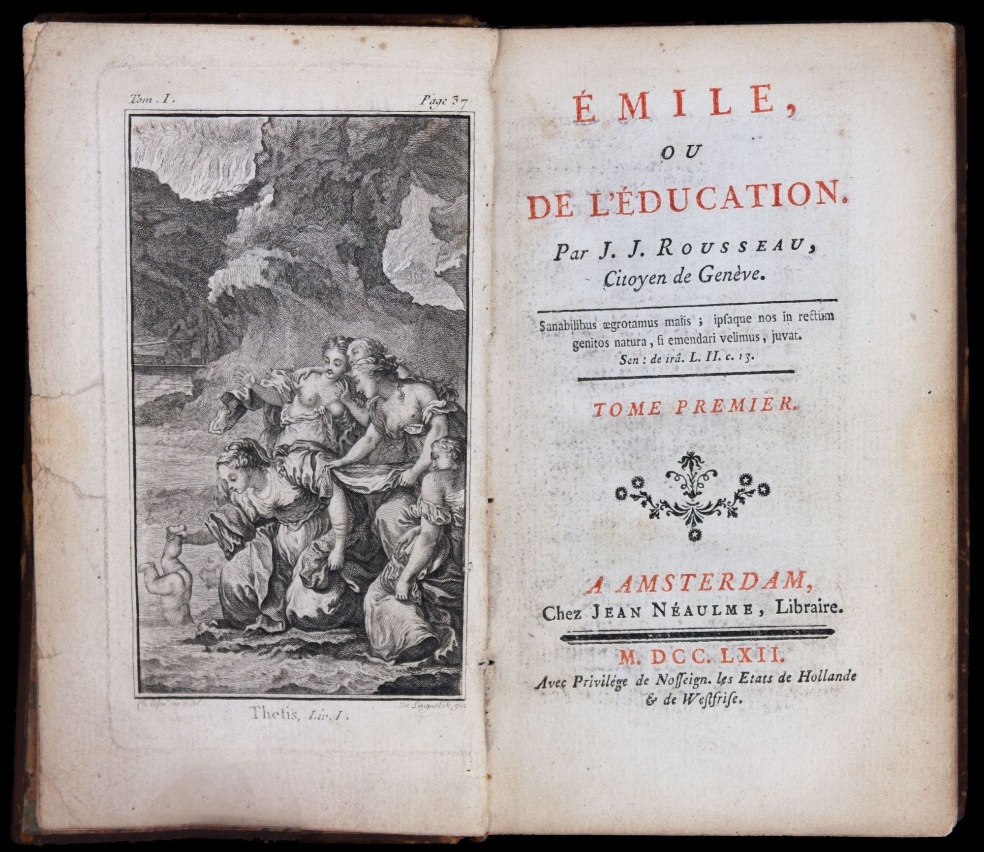 Emile By Rousseau Émile ou de l’Éducation… | Jean Jacques ROUSSEAU