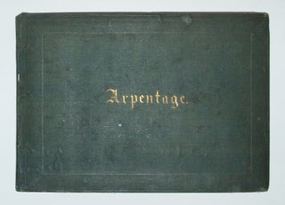 Item #2806 Quelques operations d'Arpentage. Souvenir de la Saint-Libanos, 1857. Anonymous