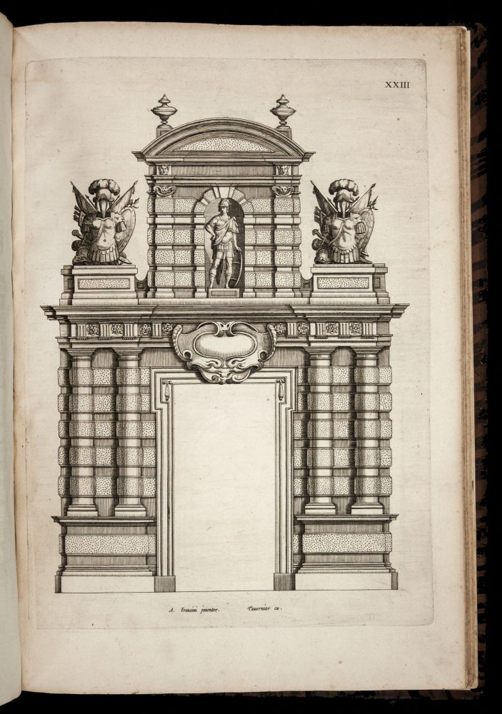 Item #3473 Livre d'architecture contenant plusieurs portiques de diffntes inventions, sur les cinq orders de colonnes. Alessandro FRANCINI.