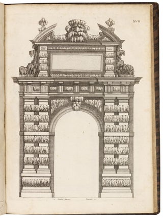 Livre d'architecture contenant plusieurs portiques de diffntes inventions, sur les cinq orders de colonnes.