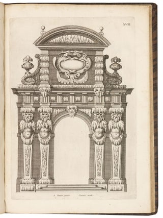 Livre d'architecture contenant plusieurs portiques de diffntes inventions, sur les cinq orders de colonnes.