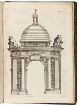 Livre d'architecture contenant plusieurs portiques de diffntes inventions, sur les cinq orders de colonnes.