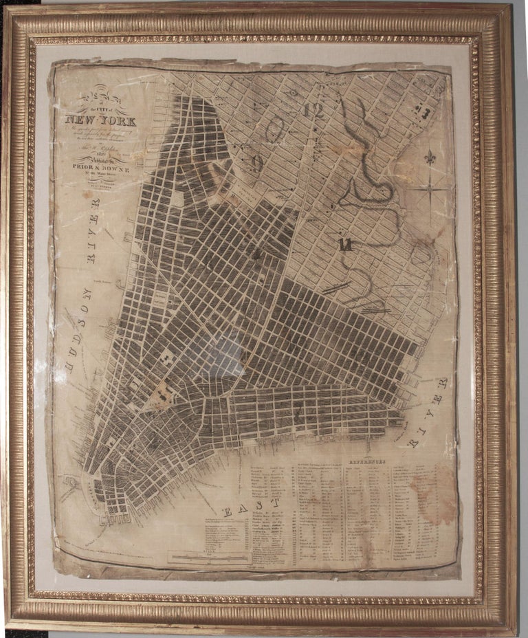 Item #3500012 Plan of the City of New-York. The greater part from actual survey made expressly for the purpose…Revised & corrected by Wm Hooker. Thomas H./ HOOKER POPPLETON, William/ PRIOR, BOWNE, publishers.