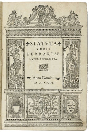 Statuta urbis Ferrariae nuper reformata
