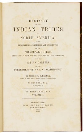 Item #4435 History of the Indian tribes of North America: with biographical sketches and...