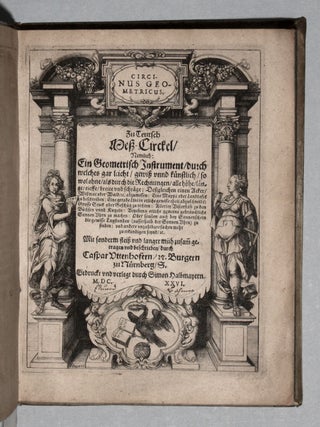Organon logikon, Kurtzer grundtlicher...Underricht, Zuberaitung und gebrauch, Des Circkels Schregmess und Linial in wahrer proportion.