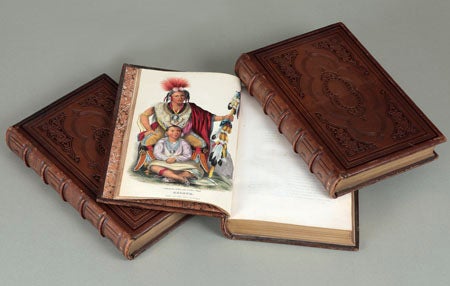 Item #4543 History of the Indian tribes of North America: with biographical sketches and anecdotes of the principal chiefs; embellished with one hundred and twenty portraits. Thomas Loraine / HALL MCKENNEY, James.