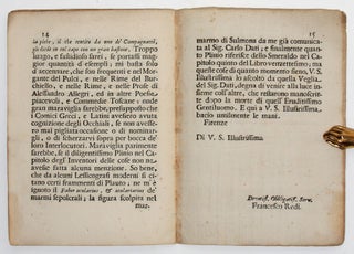Lettera intorno all’Invenzione degli occhiali.