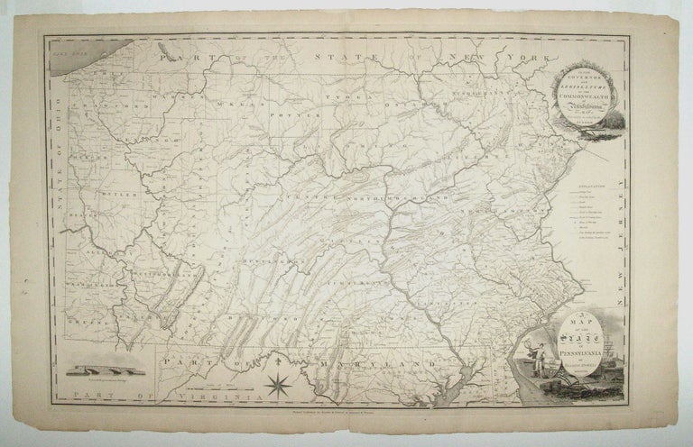 Item #4940 A Map Of The State Of Pennsylvania By Reading Howell MDCCCXI. R./ VALLANCE HOWELL, J.