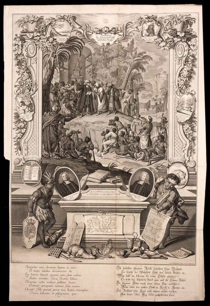 Item #5023 Vorstellung der Evangelisch-Ost-Indischen Kirche. Johann Jacob / RIEDINGER KLEINSCHMIDT, Johann Elias.