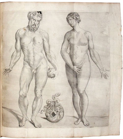Item #5197 Les Portraicts anatomiques de toutes les parties du corps humain... Andreas VESALIUS, Jacques GRÉVIN.