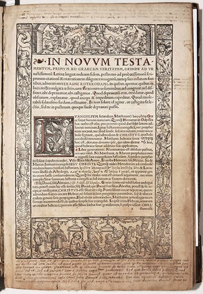 In Novum Testamentum ab eodem denuo recognitum, annotationes, ingenti nuper accessione per autorem locupletatae.
