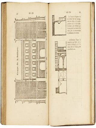 Trait&eacute; d&rsquo;architecture, ou proportions des trois ordres grecs, sur un module de douze parties. Par Jean Antoine, Architecte & Arpenteur G&eacute;n&eacute;ral du D&eacute;partment de Metz.