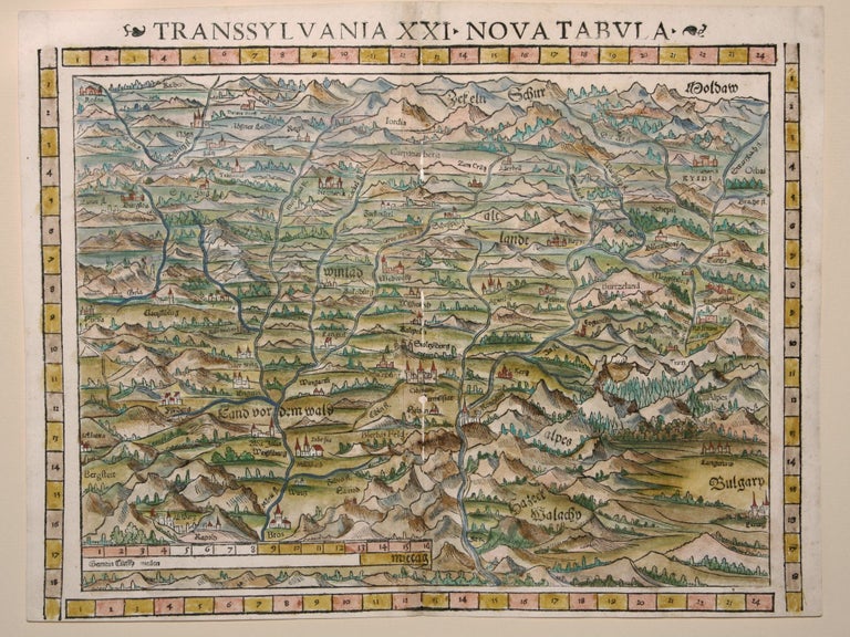 Item #55020 Transsylvania XXI Nova Tabula. S. MUNSTER.