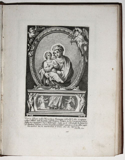 Item #5540 Notizie istoriche intorno alla miracolosa immagine ed insigne tempio della B. V. Maria presso S. Celso. Giuseppe Antonio SASSI.