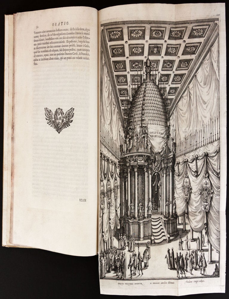 Item #5755 Breve racconto della trasportatione del corpo di Paolo V dalla Basilica di S. Pietro &agrave; quella di S. Maria Maggiore con l&rsquo;oratione recitata nelle sue esequie. Lelio GUIDICCIONI.