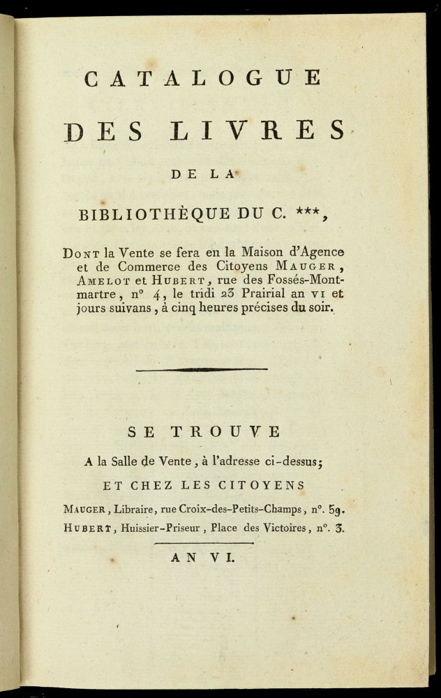 Item #5883b Charles-Pierre CLARET DE FLEURIEU.