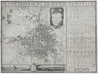 Item #5958 Plano General de Mexico levantado por el Teniente Coronel de Dragones Don Diego Garcia...