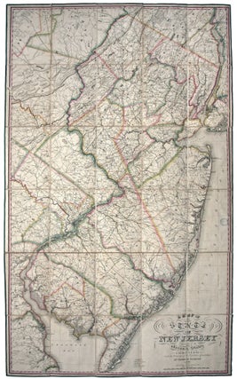Item #5959 A Map of the State of New Jersey with part of the Adjoining States. Thomas GORDON