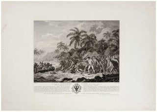 Item #5971 Mort Tragique du Capitaine Cook. Le 15. Fevrier, 1779. J./ FESSARD WEBBER, Claude-Mathieu
