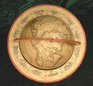 Globe Terrestre Dresse par Fx. Delamrche, Succr. de R. De Vaugondy 1832