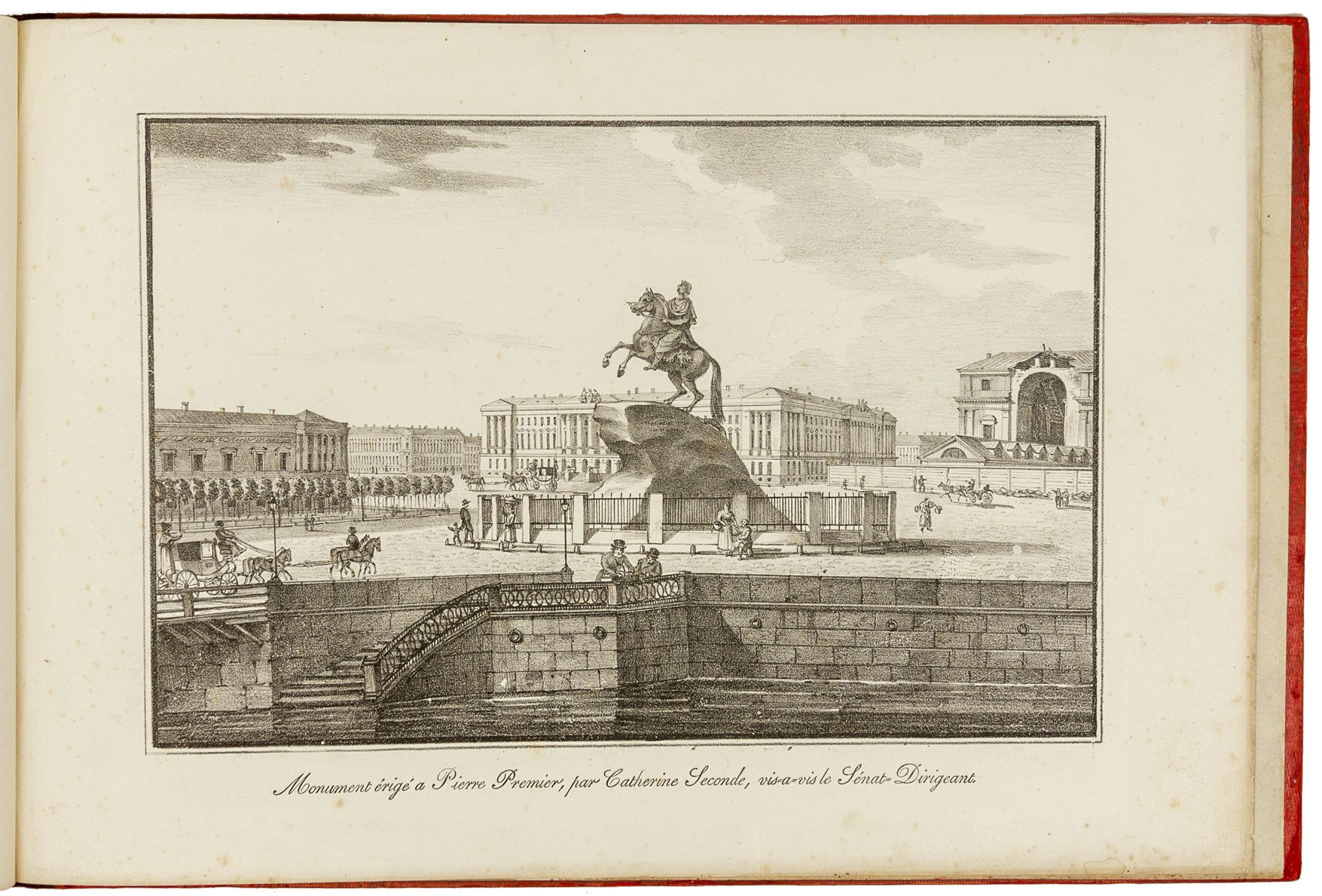 Collection de vues de Saint-Pétersbourg et de ses environs, Dessinées  d’après nature, par divers Artistes. Premier Cahier by Alexandre PLUCHART  on 