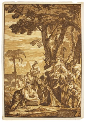 Item #6223 The Finding of Moses. John Baptist JACKSON, Paolo, after VERONESE