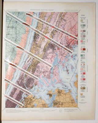 Geologic Atlas Of The United States New York City Folio Paterson, Harlem, Staten Island, And Brooklyn Quadrangles...New York City Folio No. 83...1902.