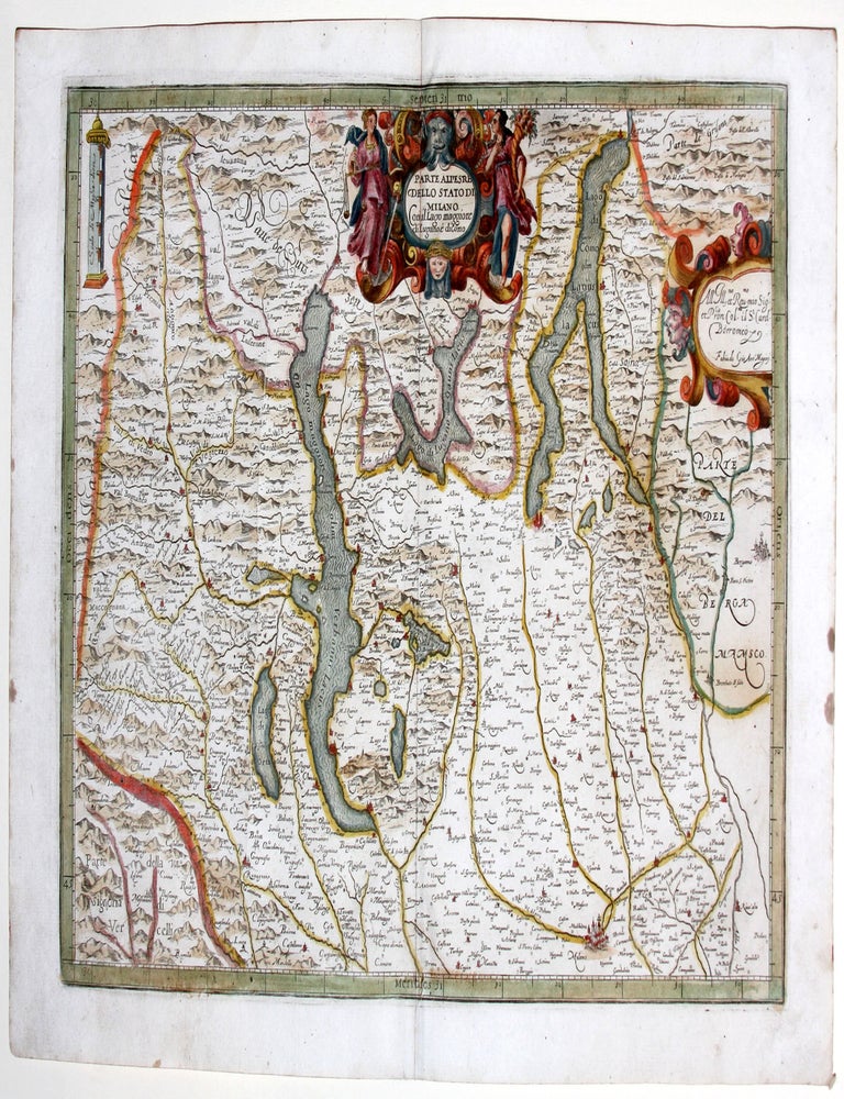 Item #9550 Parte Alpestre Dello Stato Di Milano. Giovanni Antonio MAGINI.