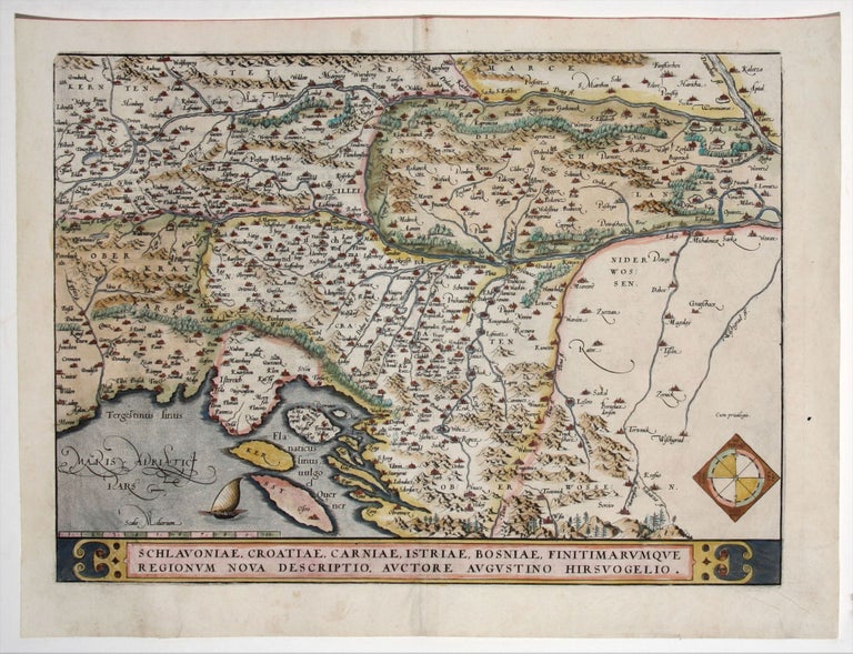 Item #9636 Schlavoniae, Croatiae, Carniae, Istriae, Bosniae…. A. ORTELIUS.