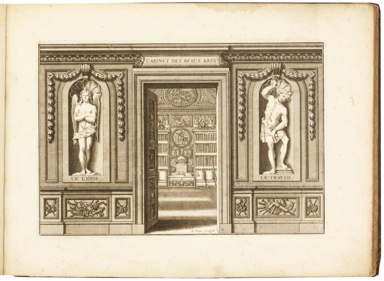Item #B6141 Le Cabinet des beaux arts ou recueil d'estampes gravées d'après les tableaux d'un plafond où les beaux arts sont représentés…. Charles PERRAULT.